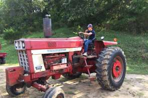 Antique Tractor Driving