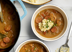 Heskeith Flavien's Chicken and Andouille Gumbo