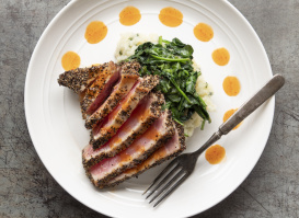 Giovonni Gillespie's Pepper Crusted Ahi Tuna