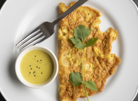 Ruta Kahate's Green Onion Omelet