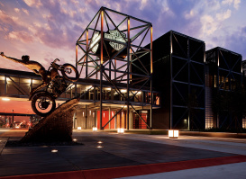 Harley Davidson Museum at Dusk
