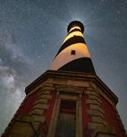 cape hatteras lighthouse night stars
