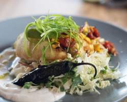 Taco dish from Tako in Knoxville