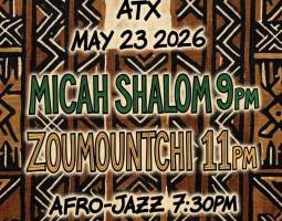 Africa Night with Micah Shalom, Afro Jazz & Zoumountchi