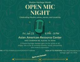 Open Mic Night: Celebrating muslim Voices and Creativity