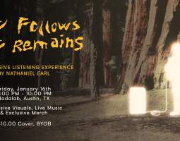 What Follow What Remains: An Immersive Listening Experience
