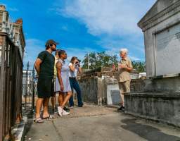 The Official Tour of St. Louis Cemetery No. 1 takes you through the gates to walk the paths between the tombs where the most famous of New Orleans' historical figures have been laid to rest. Visit the tombs of Voodoo Queen Marie Laveau, Homer Plessy, and more.