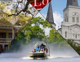 Spend an unforgettable 3 hours on our comfortable air conditioned Mini-bus and get an overview of New Orleans. No trip to New Orleans would be complete without seeing the highlights of our city and the some of the areas affected by Katrina’s flood waters. Then, head to the swamps to experience the history and culture of the Creoles with your licensed tour guide, in a tour boat or airboat. (You must choose which boat you'd like when making the booking.) You will be on the water for 1 hour and 40 minutes.