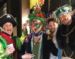 Buckle up, come bedazzled and tour with us in New Orleans! Gay and lesbian pride runs deep! Enjoy a rainbow buffet of gay bars in our gracious and grateful city. Join as we provide an ambiance of happiness and entertainment. Our professional and heartwarming guides will lead you to some of our favorite spots and where you can embrace your fabulousness while learning about our historic gay culture and famous stops. Learn about notable gay locals and residents including Tennessee Williams and Chris Owens.