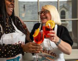 Timed perfectly for happy hour—a cocktail class with the fun, relaxed energy of an evening wind-down. Local bartenders sharing both recipes and New Orleans’ legendary barroom stories. Three handcrafted cocktails, plus history, technique, and plenty of laughs. Light bites included, so you can sip, snack, and savor the moment. Limited seating for a cozy, convivial atmosphere.