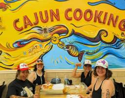 Biking, talking and eating. It&#39;s what we love and what we do. If our company ceased to exist, you would find us still biking, talking, and eating, without missing a beat. We are lucky to be in a place where that is a full life, in fact, even just the eating part is a full life, and a filling one. Our food, is not just a defining part of out city’s identity and culture but of all of ours as people. How we all make our gumbo, which meat we choose to put in our red beans, what spices are in our seafood boil, or which sno-ball stand is best. This is how we get to know one another in New Orleans. Come hungry, we will take care of the rest. We know the scenic streets, we know the tastiest food and you will finish full and inspired take in more of the city’s food, drink, and music, all of which we have a ton of advice for because you can always count on the kindness of strangers with bikes.