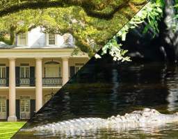 On this full-day tour, you'll be driven to the Oak Alley Plantation House, then see the Cajuns of the bayou living and surviving in harmony with the swamps. Located about an hour and a half outside the city of New Orleans, Oak Alley is one of the most magnificent plantation tours because of the 28, evenly spaced, huge Oak Trees that go from the river road to the Plantation House. Experience bayou living where here, the waterways are their highways. From the relaxed comfort of our covered New Orleans Swamp Tour Boats, you will drift slowly past a 2000 year old Indian Burial Mound, a Cajun cemetery and Fishing village! You may see the wildlife that made the Barataria Swamps the Crown Jewel of the Louisiana Purchase.