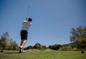 Man golfing at Eagle Ridge Golf Club