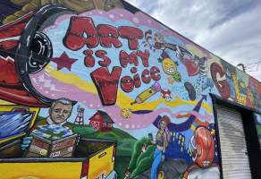 "Art is My Voice" Mural