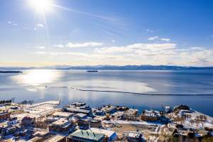 Waterfront Aerial - Damon Aerial - Lake Champlain
