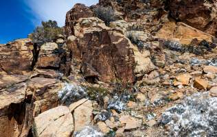 Winter at the Parowan Gap | Zipper Glyph