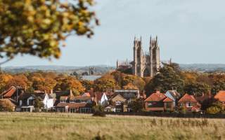 A view of Beverley Minster from the Westwood