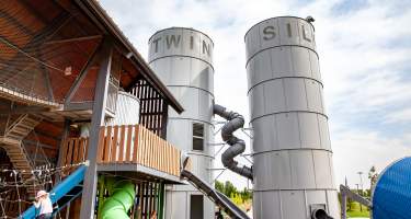 Twin Silo Park Slides