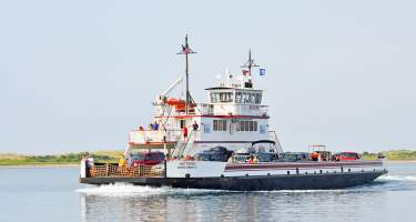 The Hatteras Ferry In The Outer Banks Of North Carolina