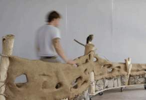 Community Days at The Land Institute: Wattle and daub construction