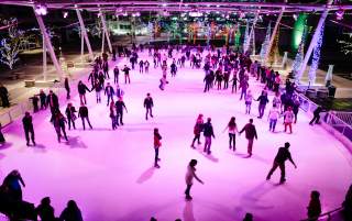 Ice Skating at Gallivan Center