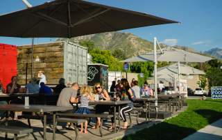 People Dining at SoHo Food Park