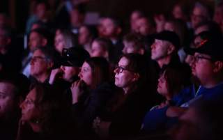 People watching the Utah International Film Festival