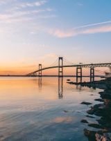 Newport Bridge Sunset