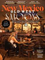 Old West Saloons - New Mexico Magazine October 2024 cover