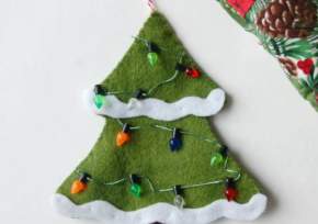 hand-sewn ornament