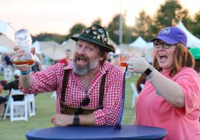 Couple at Ocktober Fest