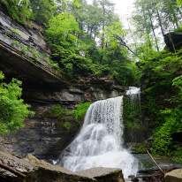 Waterfall at Fillmore Glen State Park in New York State