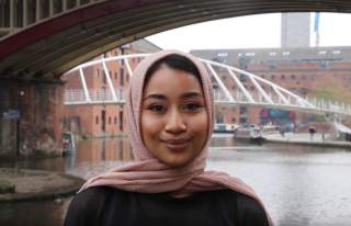 Digital content executive Humaira in Castlefield