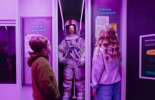 Family at Science and Industry Museum