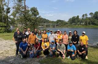 Community Unites to Clean and Care for Riverbend Park