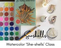 Saltwater Serendipity - February Watercolor Wednesday