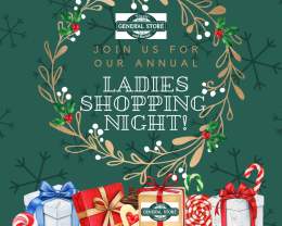 Annual Ladies Shopping Night at Troutt General Store