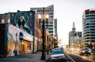 Downtown Salt Lake at Night