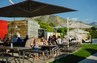 People Dining at SoHo Food Park