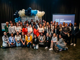 Visit Milwaukee Staff at Brand Launch Event