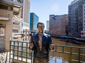 Bronze Fonz Bobblehead Scavenger Hunt