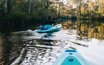 Couple Kayaking