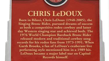 Mississippi Country Music Trail Marker - Chris LeDoux