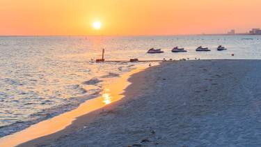 Travel Awaits - Beach Sunset