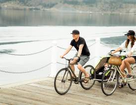 Family Biking Waterfront Boardwalk (3)