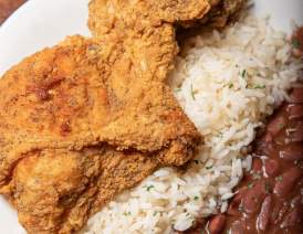 Fried Chicken and Red Beans - Neyow's Creole Cafe
