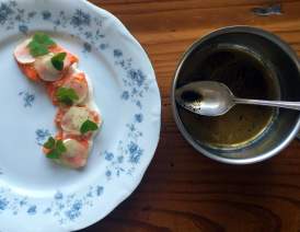 Salmon Crudo - Saint-Germaine