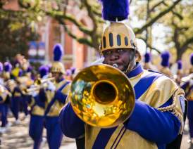 St. Augustine High School “Marching 100” - Mardi Gras