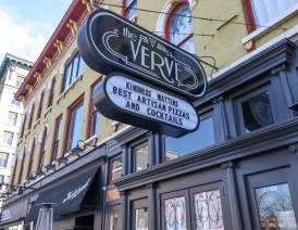 The Verve and Scout's Pizzeria signs