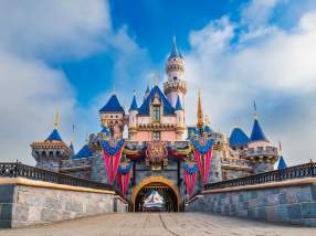 Disneyland Resort Castle 70 celebration